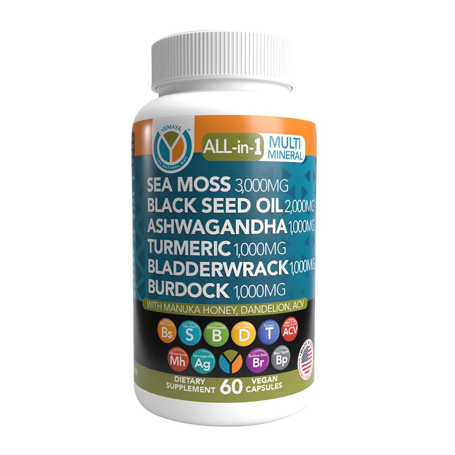 All-In-1 Multi Mineral - 60 Capsules (30 Servings)